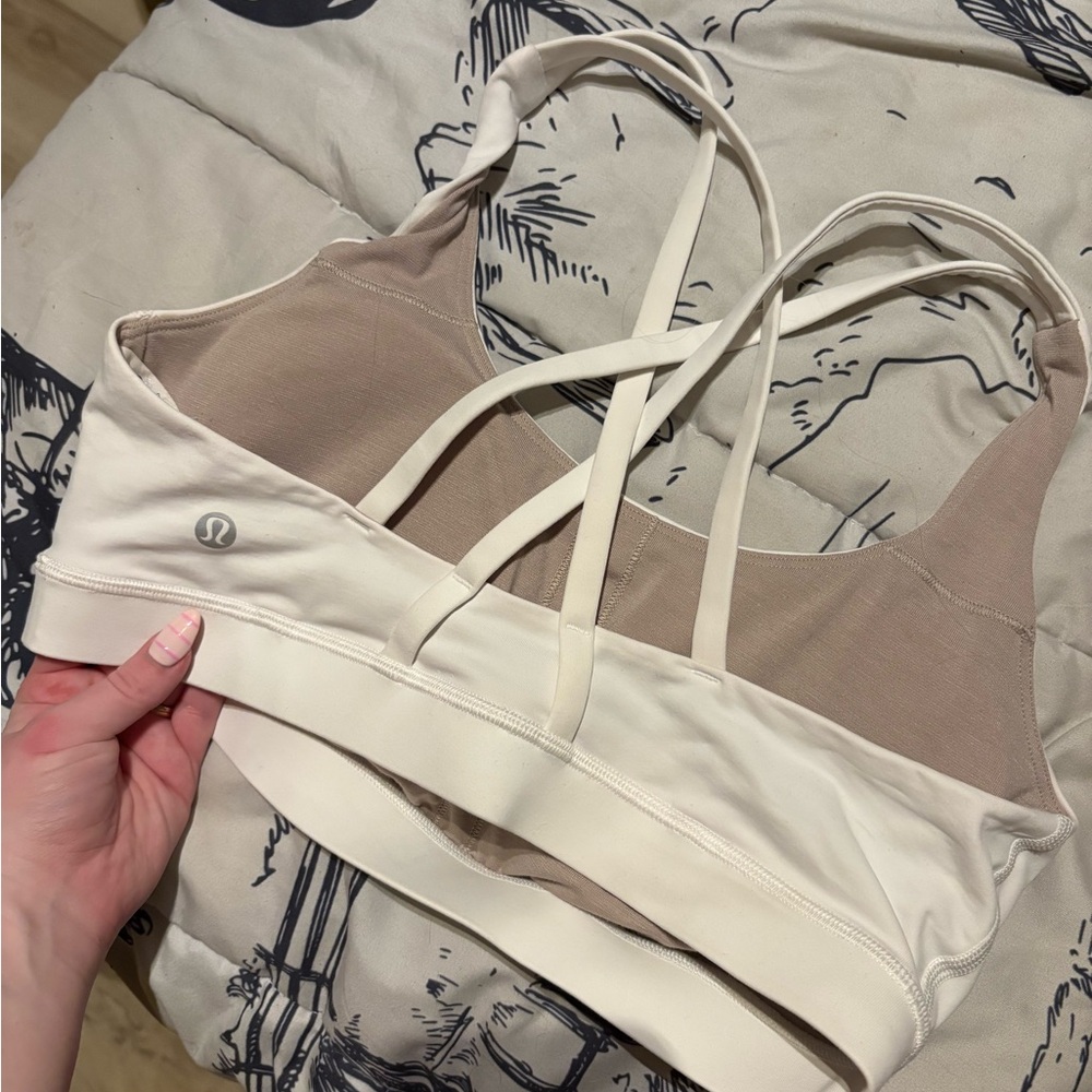 lululemon White Sports Bra NWOT